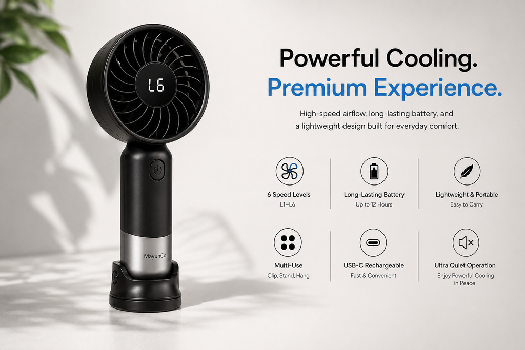 High-Speed Portable Fan